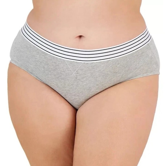 Jenni  Underwear Women XXXL Grey  Elastic Waistband Cotton Blend‎ Hipster - Picture 1 of 7